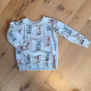 Hugo ❤️ Tiki Gummy Bear Print Kids Sweatshirt - Light Blue